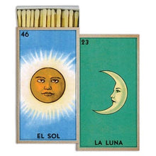 Load image into Gallery viewer, Moon Sun Matches El Sol and La Luna
