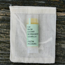 Load image into Gallery viewer, Fresh Pickins - Beeswax Lip Balm | Cedar Bergamot Vanilla | Natural (0.15oz)
