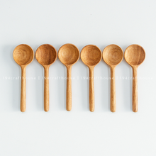 Load image into Gallery viewer, Spoon - Tiny Wooden Salt, Sugar Spoons - Measuring Spoons
