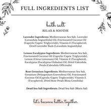 Load image into Gallery viewer, janegee - Lavender Bath Salt
