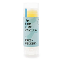 Load image into Gallery viewer, Fresh Pickins - Beeswax Lip Balm | Lime Vanilla | Natural (0.15oz)
