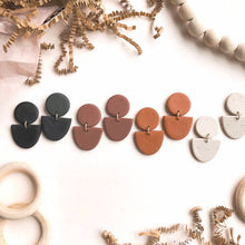 Load image into Gallery viewer, Museology Co. - Ruth Clay Earrings: Terracotta orange
