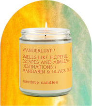 Load image into Gallery viewer, Anecdote Candles - Wanderlust Candle (Mandarin &amp; Black Berry) Candle
