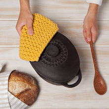 Load image into Gallery viewer, Danica Heirloom - Ochre Knit Potholder
