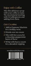 Load image into Gallery viewer, Wood Stove Kitchen - Peppermint Mocha Coffee &amp; Cocktail  Syrup, 16 fl oz

