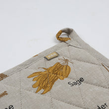 Load image into Gallery viewer, Raine &amp; Humble - Pot Holders Trivets Herbs Mustard
