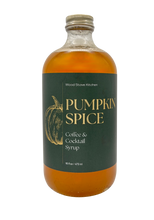 Load image into Gallery viewer, Wood Stove Kitchen - Pumpkin Spice Coffee &amp; Cocktail Syrup, 16 fl oz
