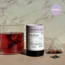 Load image into Gallery viewer, Tea with Tae - Berry Blossom Herbal Mini Tea Tube (5 tea bags)
