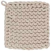 Load image into Gallery viewer, Danica Heirloom - Dove Gray Knit Potholder

