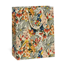 Load image into Gallery viewer, Red Cap Cards - Striped Florals gift bags: Large
