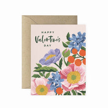 Load image into Gallery viewer, Paper Anchor Co. - Vibrant Flora Valentine's Greeting Card | Love &amp; Friendship
