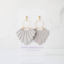 Load image into Gallery viewer, Nicole Christina Company - Polymer Clay Dangle Earrings-Willow: Dusty Lilac
