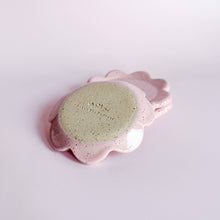 Load image into Gallery viewer, SarahBeePottery - The Mini Petal Ceramic Dish Speckled Pink
