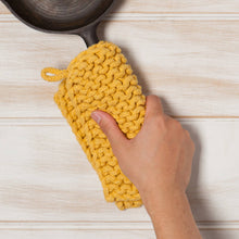 Load image into Gallery viewer, Danica Heirloom - Ochre Knit Potholder

