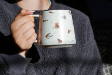 Load image into Gallery viewer, Artsy Em - Fly Fisher's Haven Stoneware Mug: No Coasters
