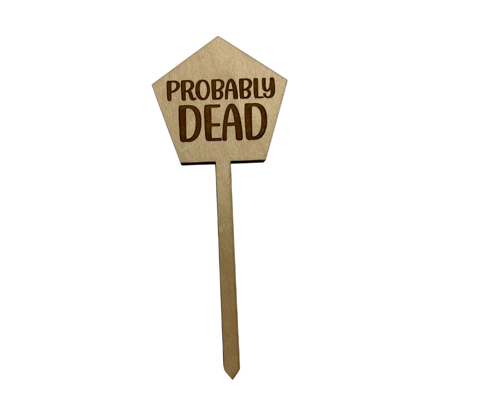 Probably Dead Wood Plant Stake