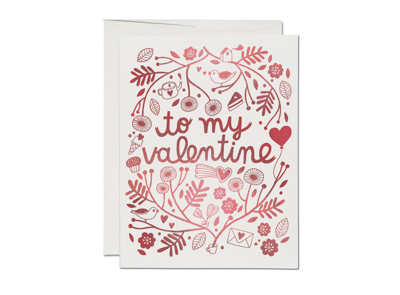 To My Valentine - Red  Cap Cards