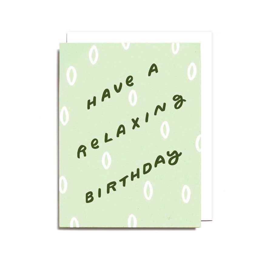 Relaxing Birthday Card