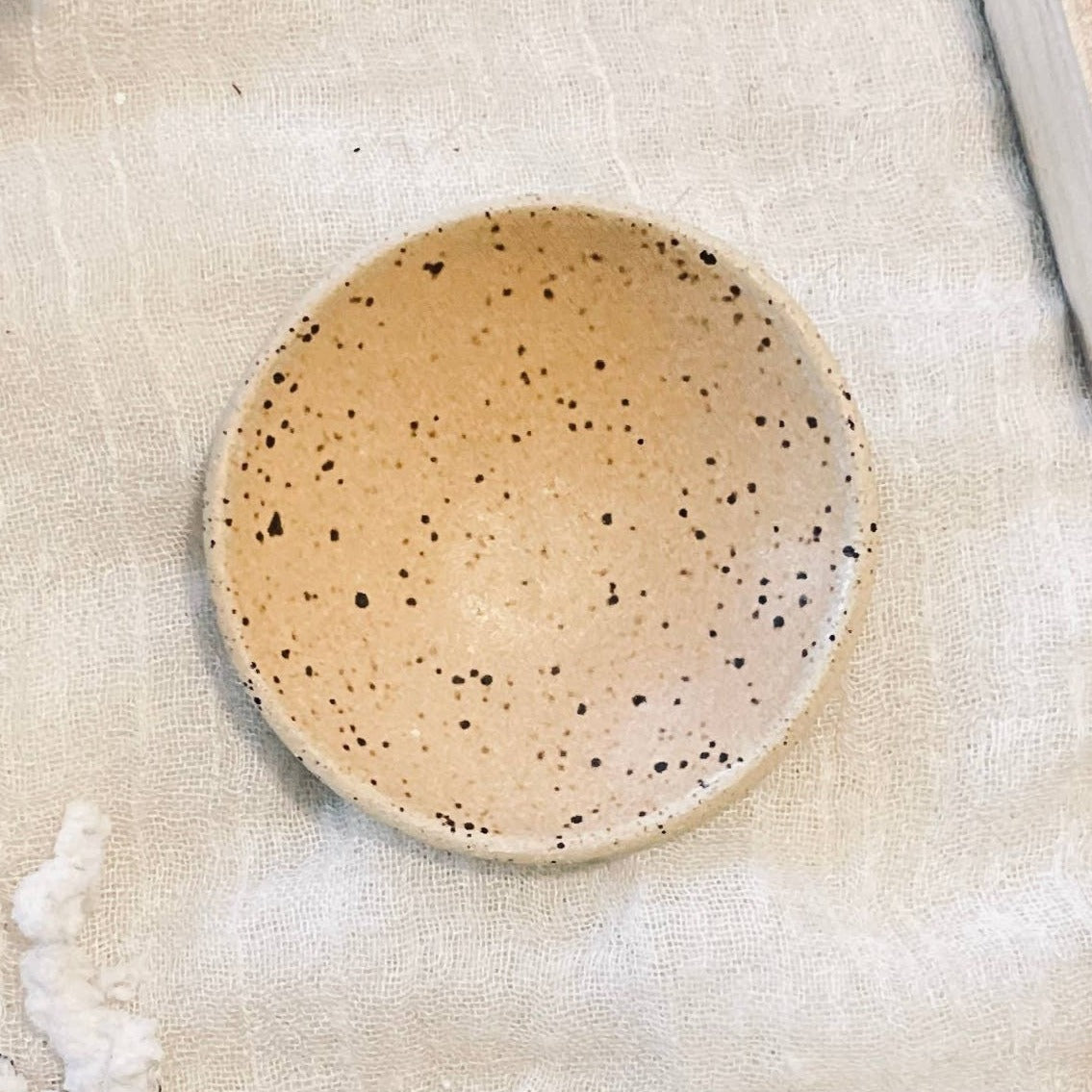 Cream Ceramic Catch-all Dish