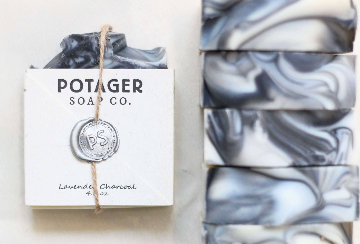 Lavender Charcoal Soap - Handmade with Organic Ingredients
