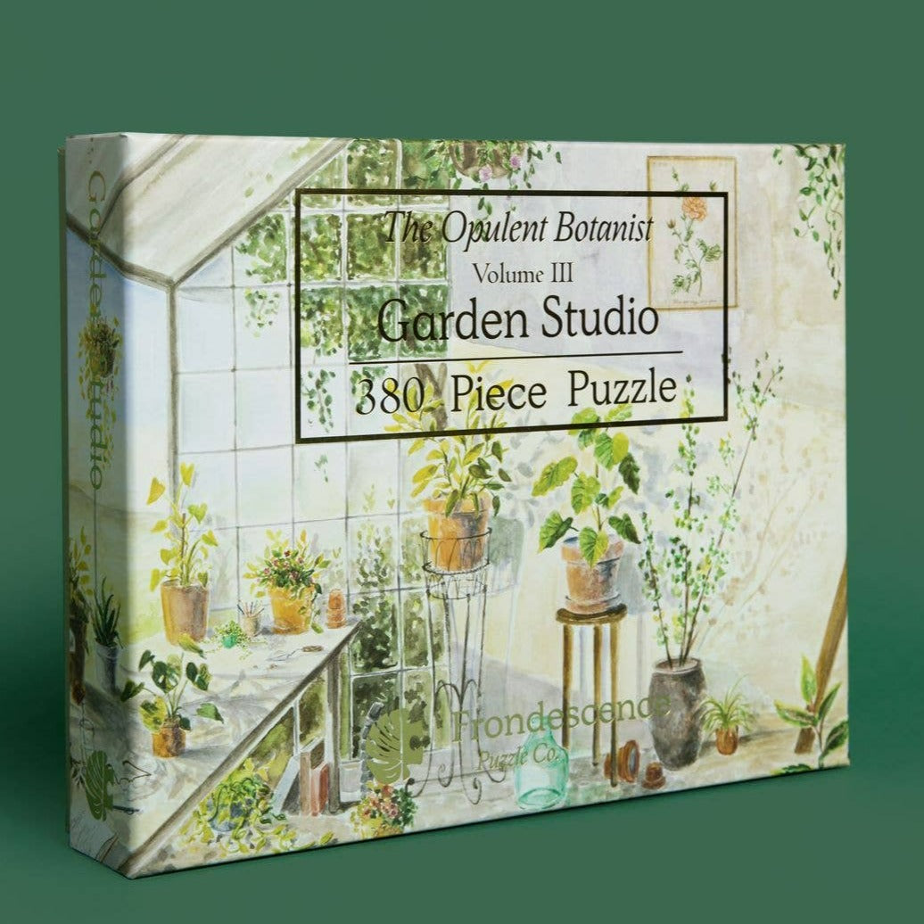 Frondescence Puzzle Co. - Opulent Botanist Vol. 3 Garden Studio | 380 Piece Puzzle
