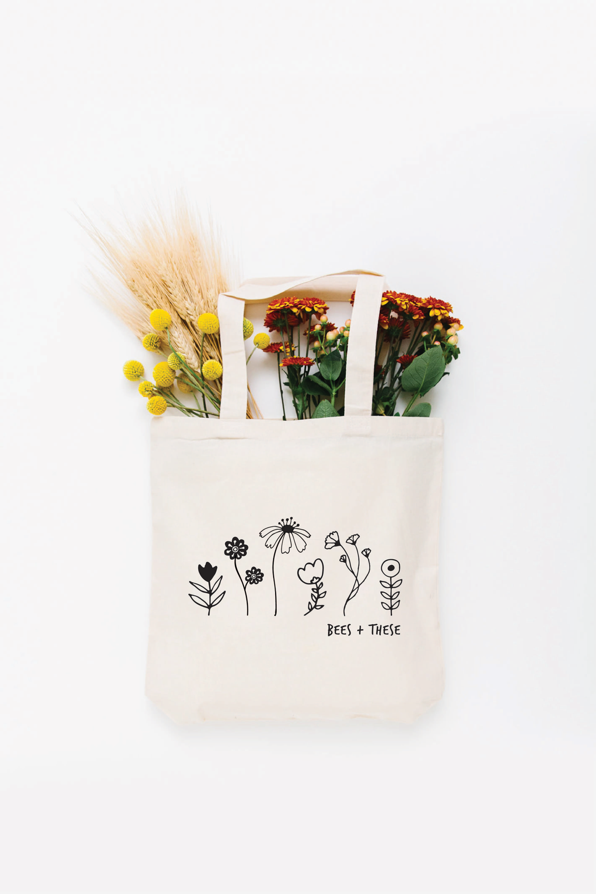 Bees + These Tote Bag