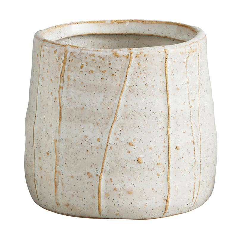 Modern Planter Striped Pot MD