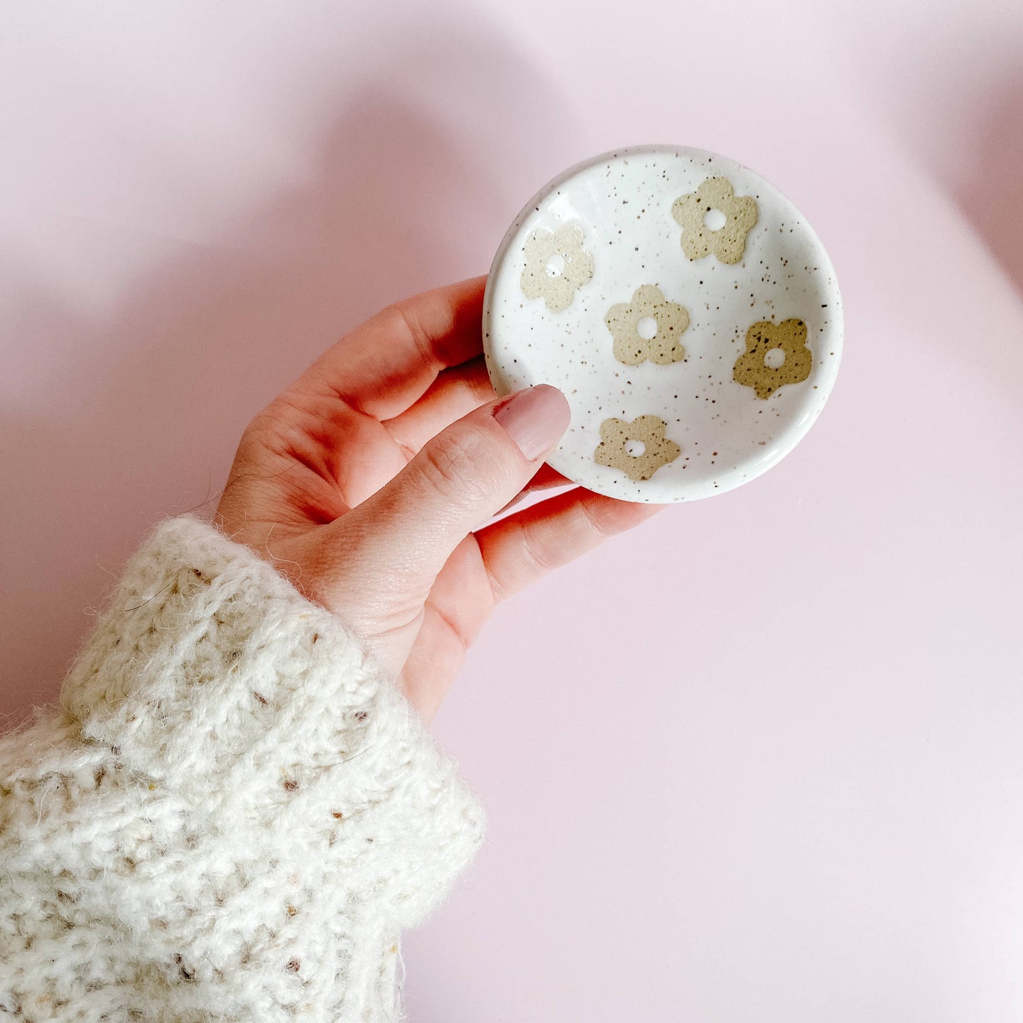 SarahBeePottery - Mini Flower Ceramic Dish