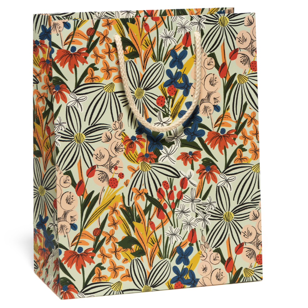 Striped Florals gift bag
