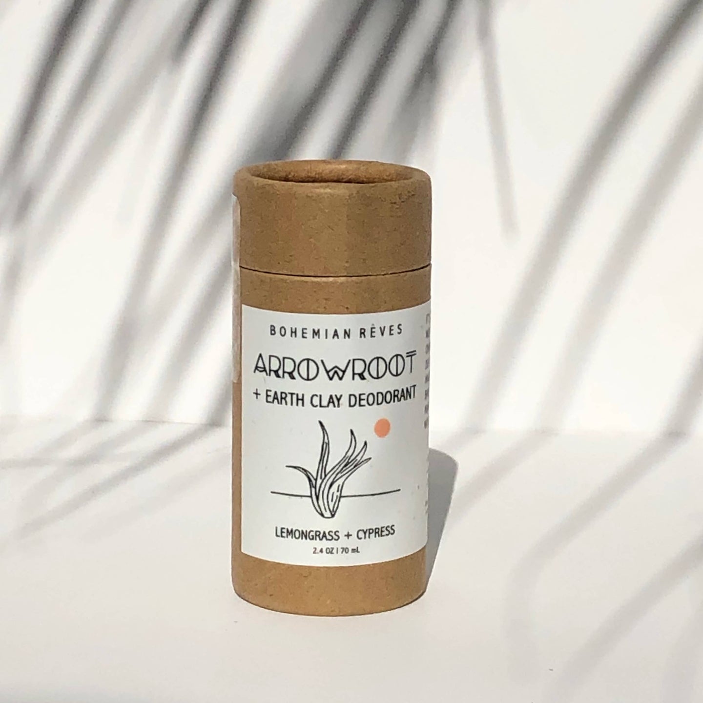 Lemongrass Arrowroot and Earth Clay Deodorant