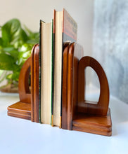 Load image into Gallery viewer, Handcrafted Wooden Bookends
