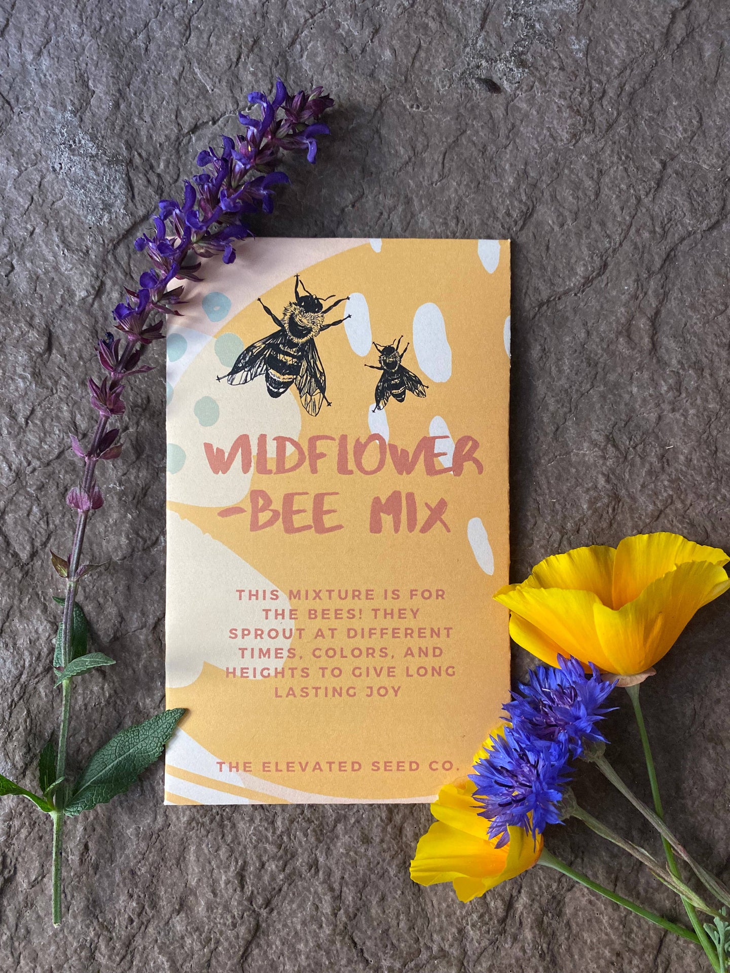 The Elevated Seed Co. - Wild Flower Garden Seed Mix- For the Bees
