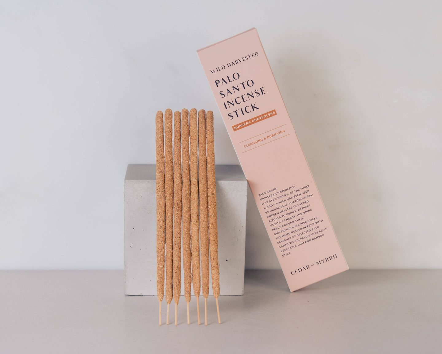 Hand Rolled Palo Santo Incense Stick - [Burning Ritual]