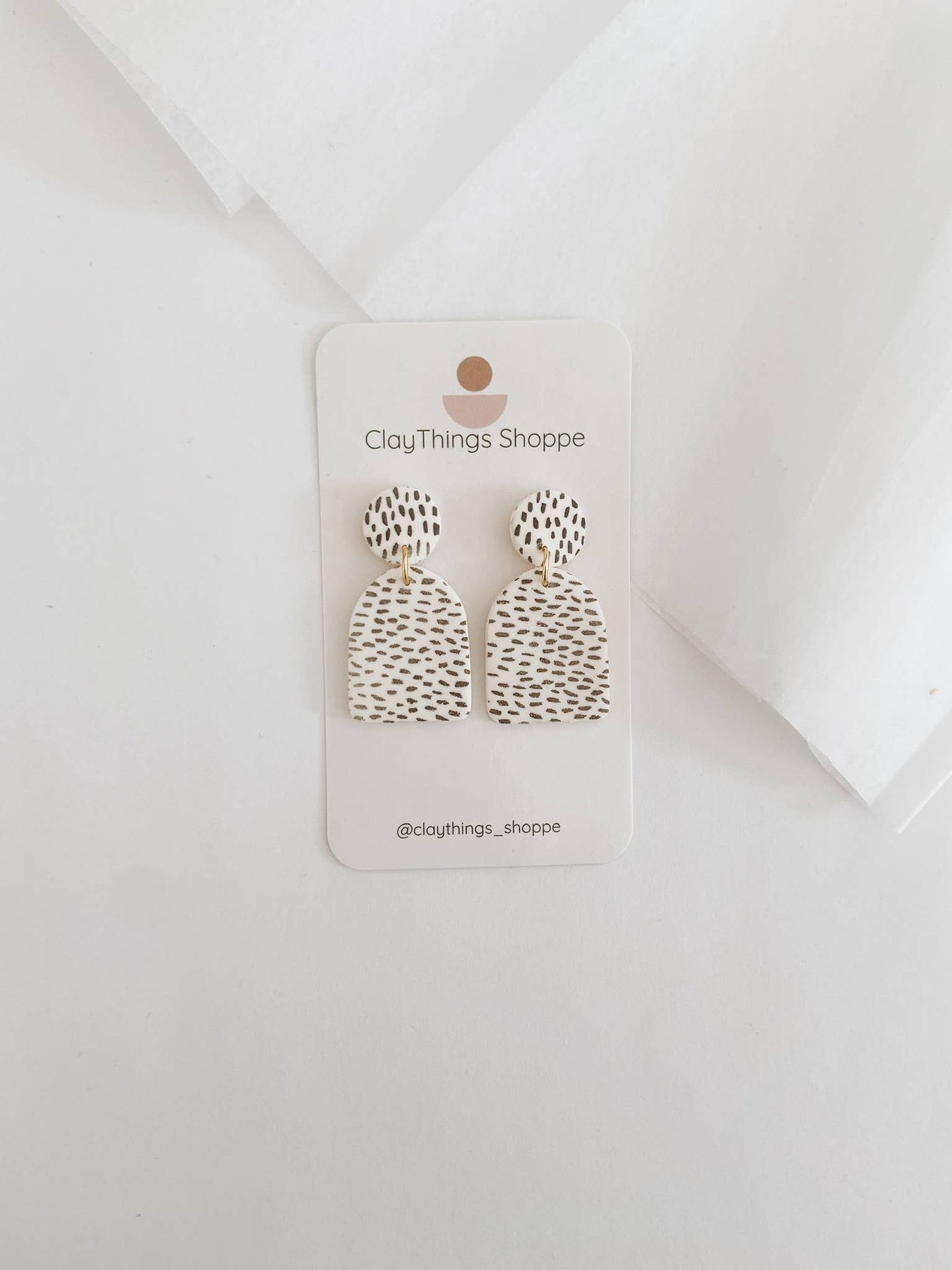 Mia Dots, Polymer Clay Earrings