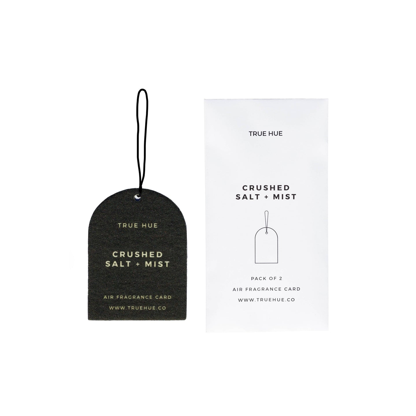 Crushed Salt + Mist Air Fragrance Card, Pack of 2 Car Freshener