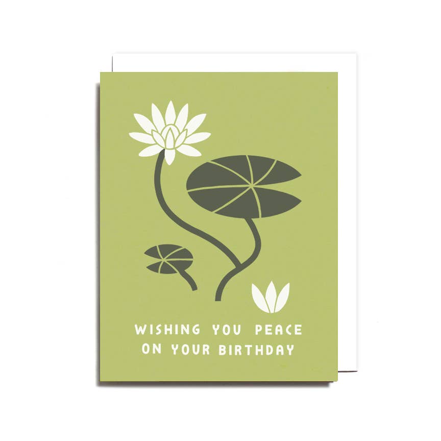 Peace Birthday Card