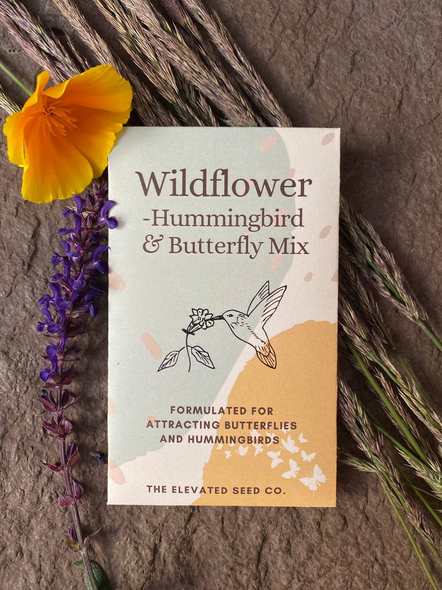 The Elevated Seed Co. - Wild Flower Garden Seed Mix- Hummingbird & Butterfly