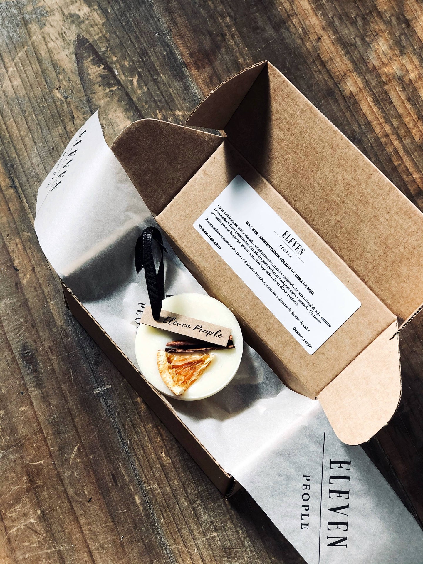 Cinnamon and Orange Closet Wax Bar Freshener