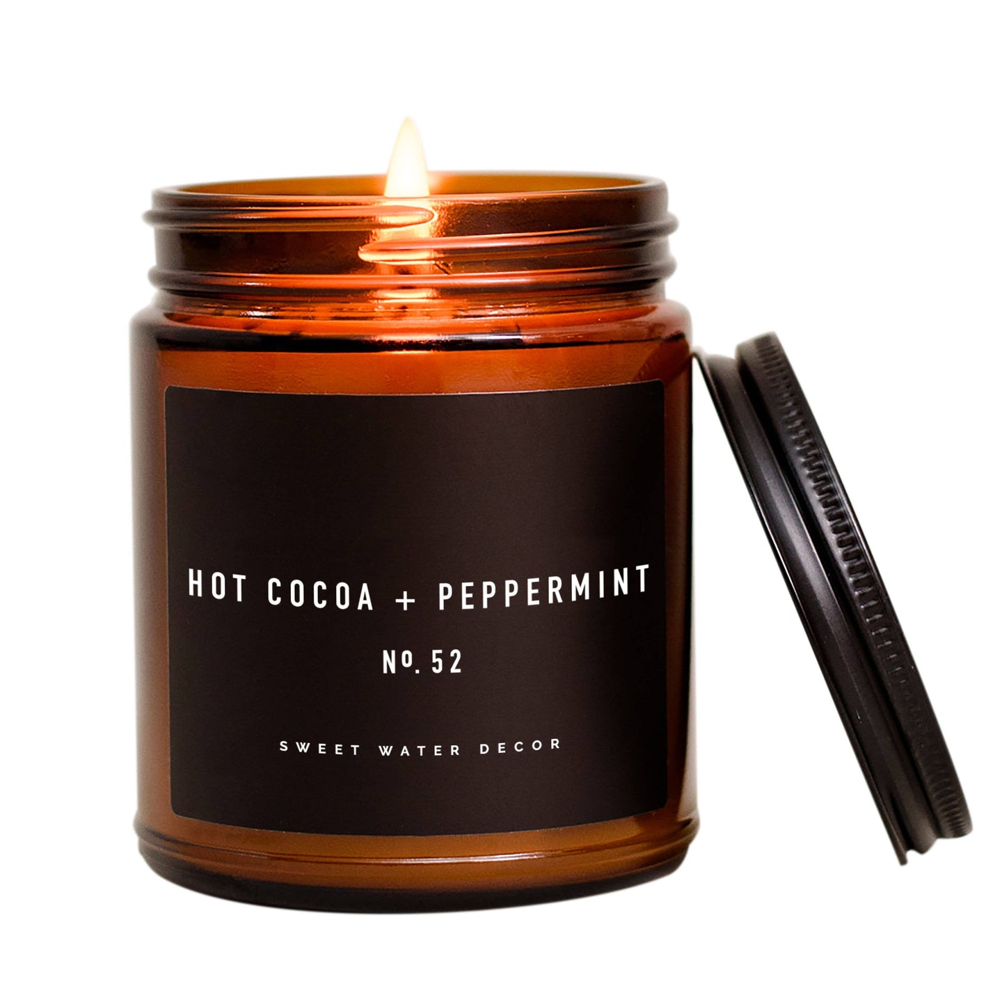 Hot Cocoa and Peppermint Soy Candle
