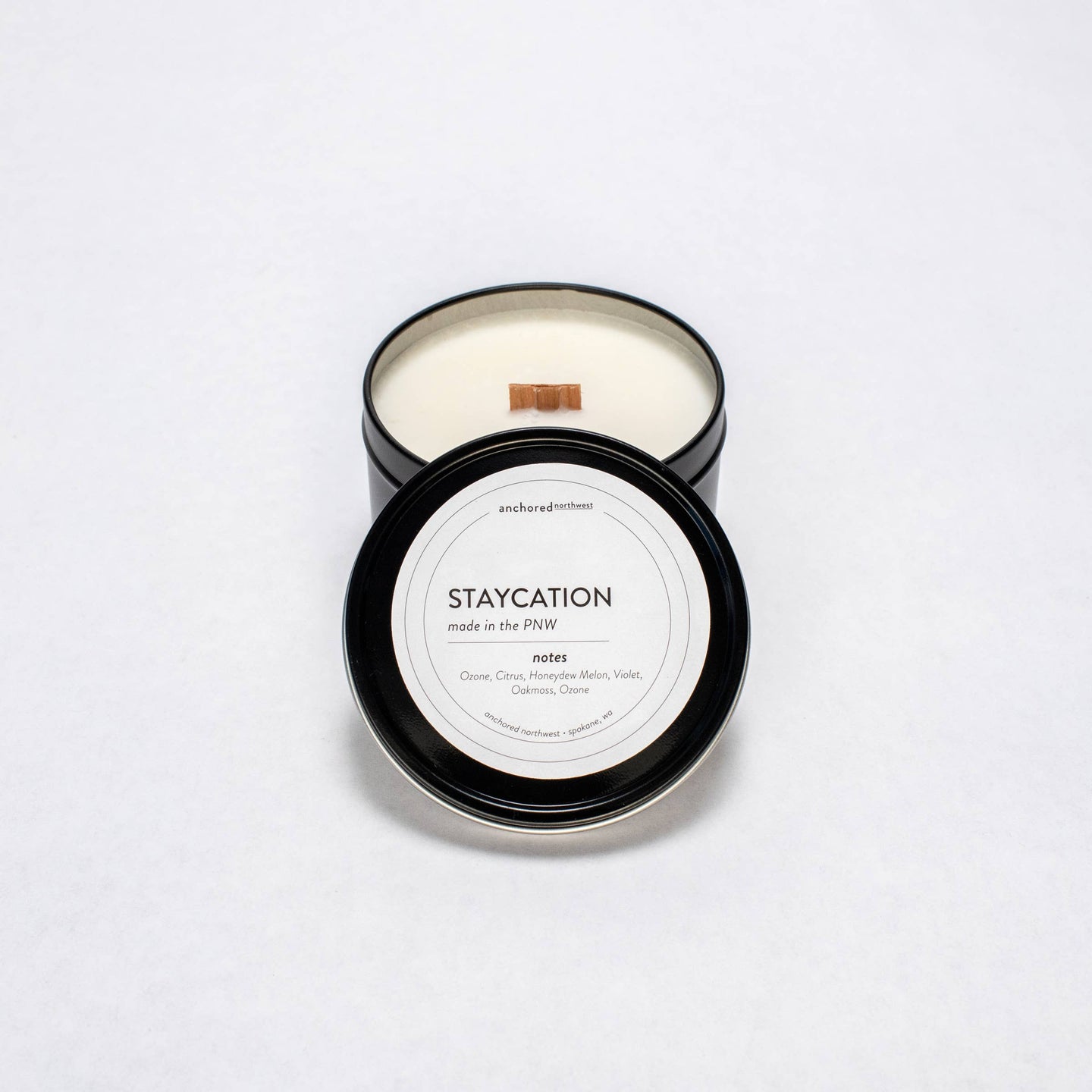 Staycation Black Travel Tin
