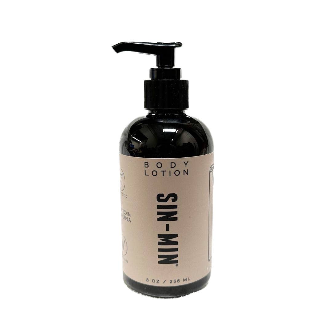 SIN-MIN - Body Lotion - 8oz  (Sweet Cinnamon & Vanilla Scented)