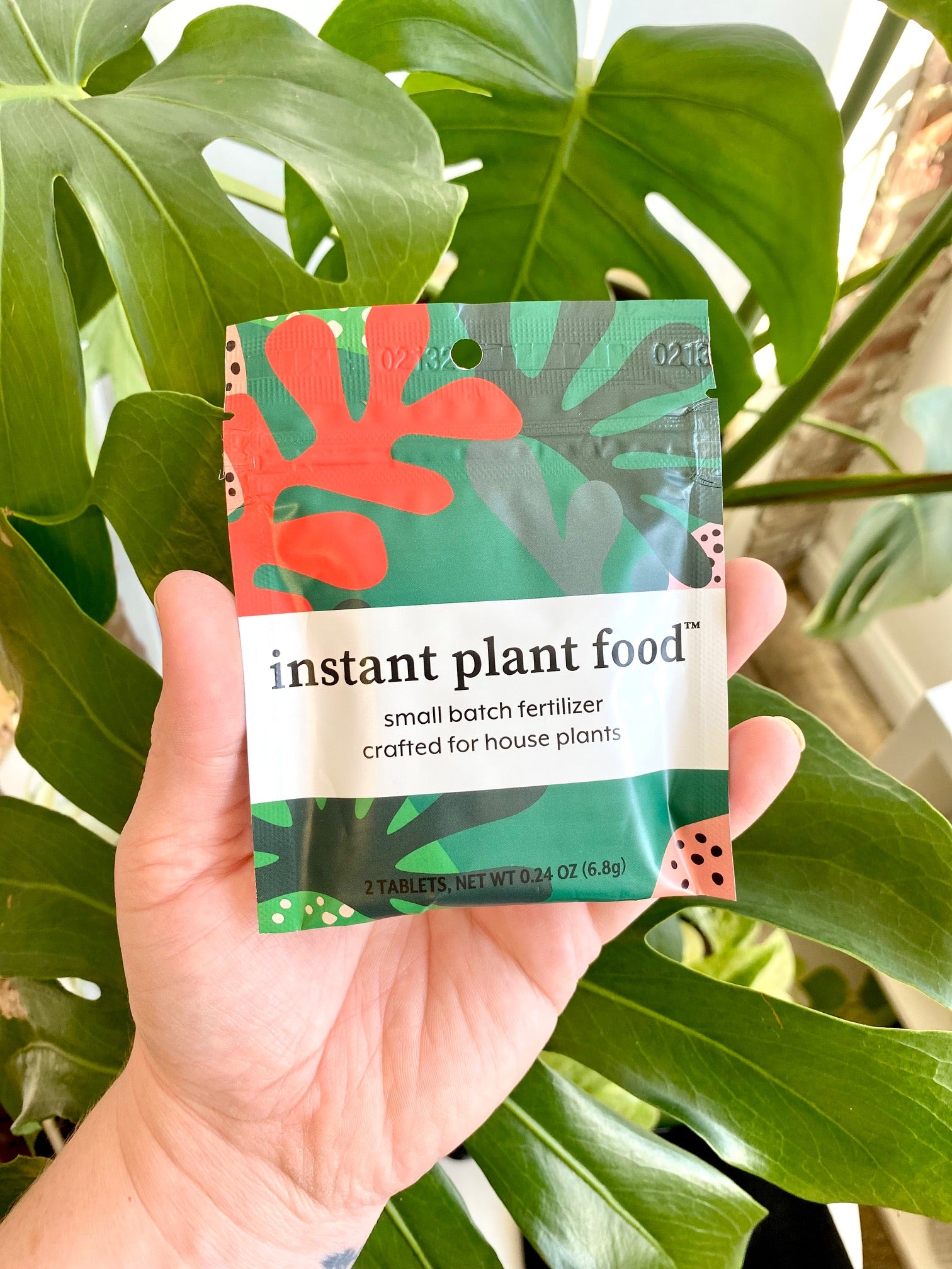Instant Plant Food Package of 2 tablets