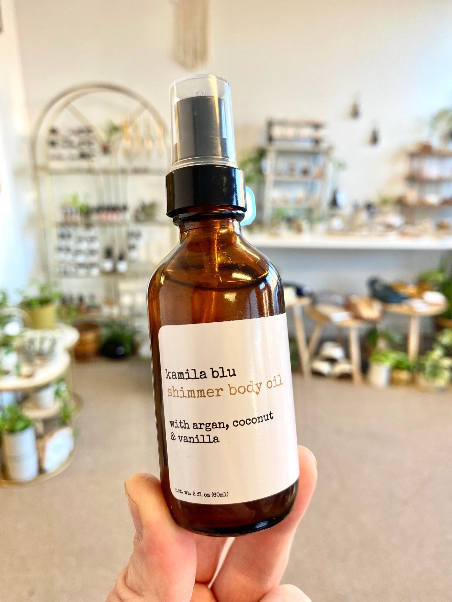 Shimmer Body Oil - Kamila Blu