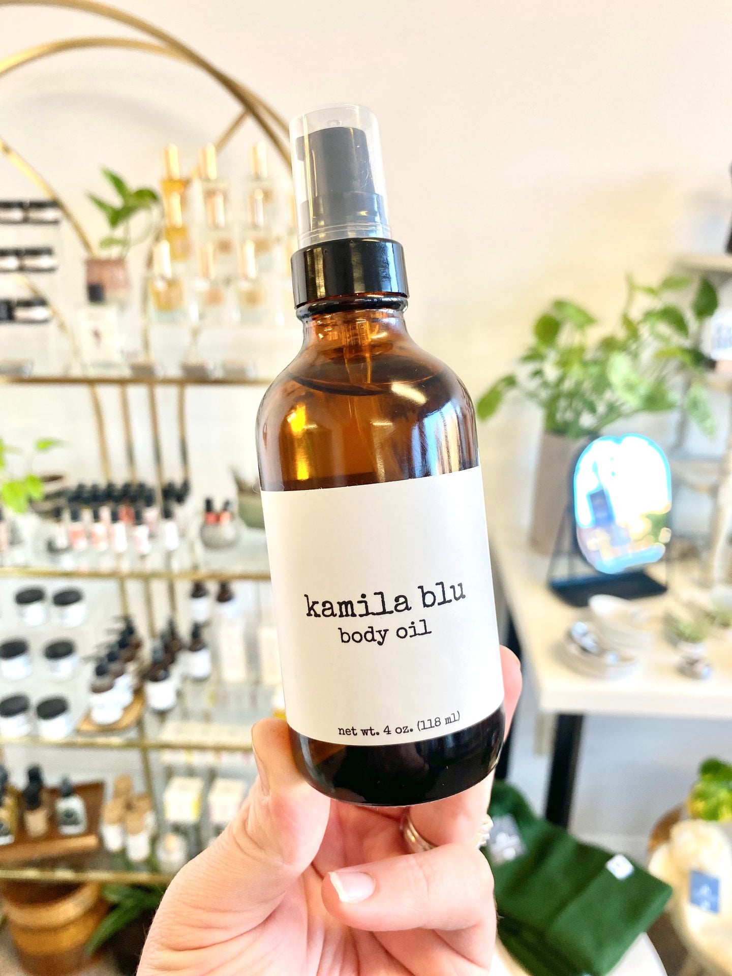 Body Oil - Kamila blu 4 oz.