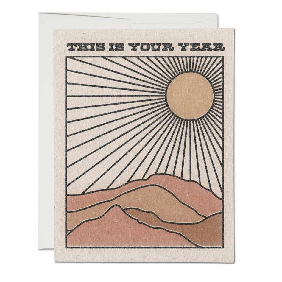 Your Year congratulations greeting card