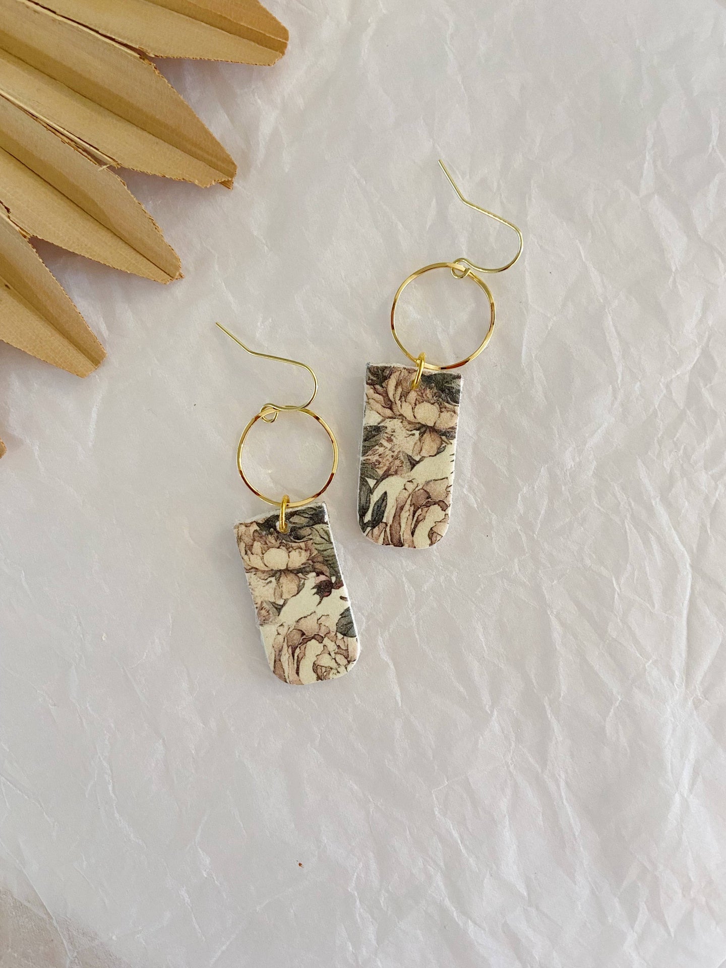 ClayThings Shoppe - Floral, Polymer Clay Earrings, Earrings Polymer Clay