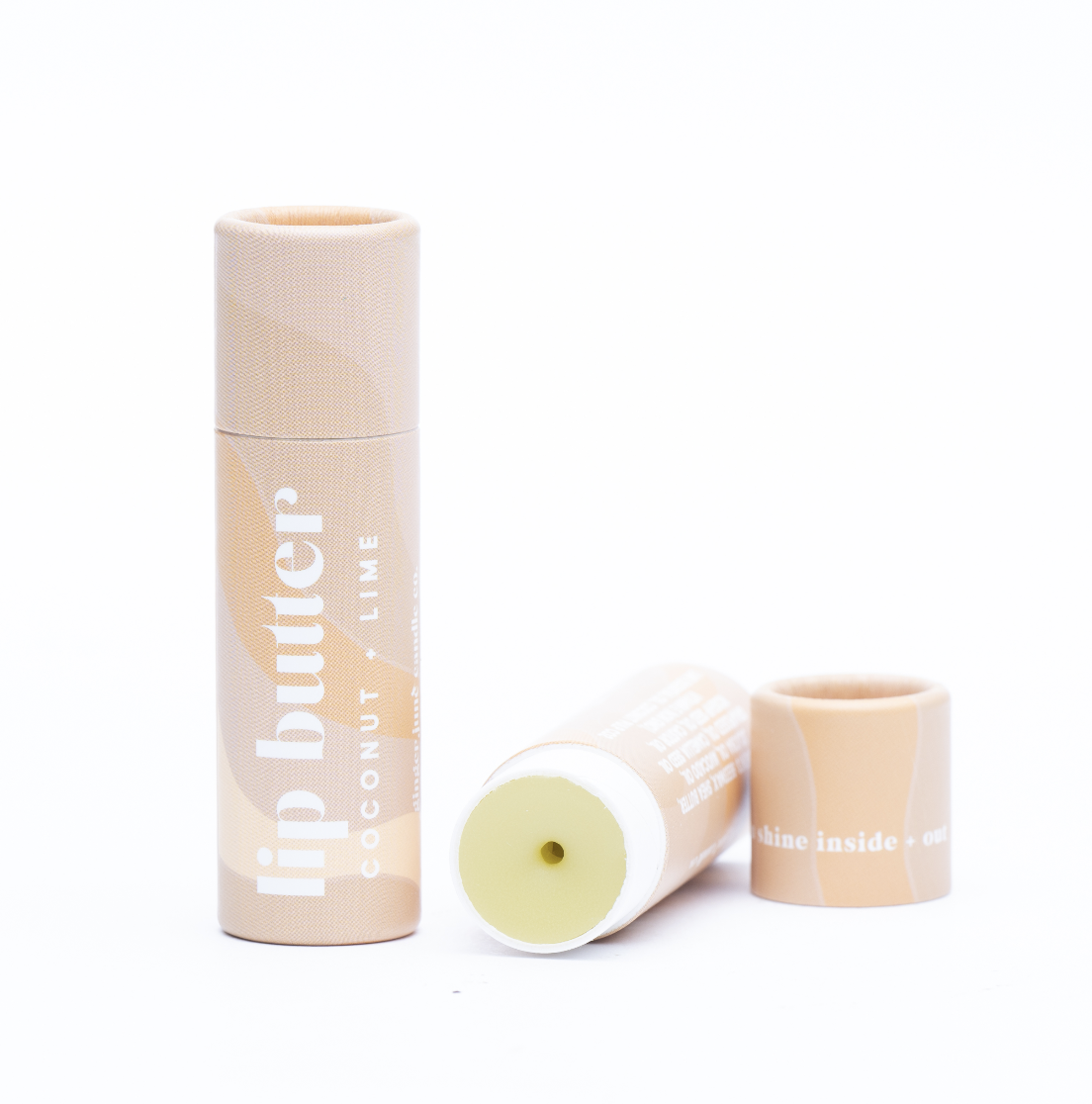 Ginger June Candle Co. - coconut lime beeswax LIP BUTTER • botanically infused
