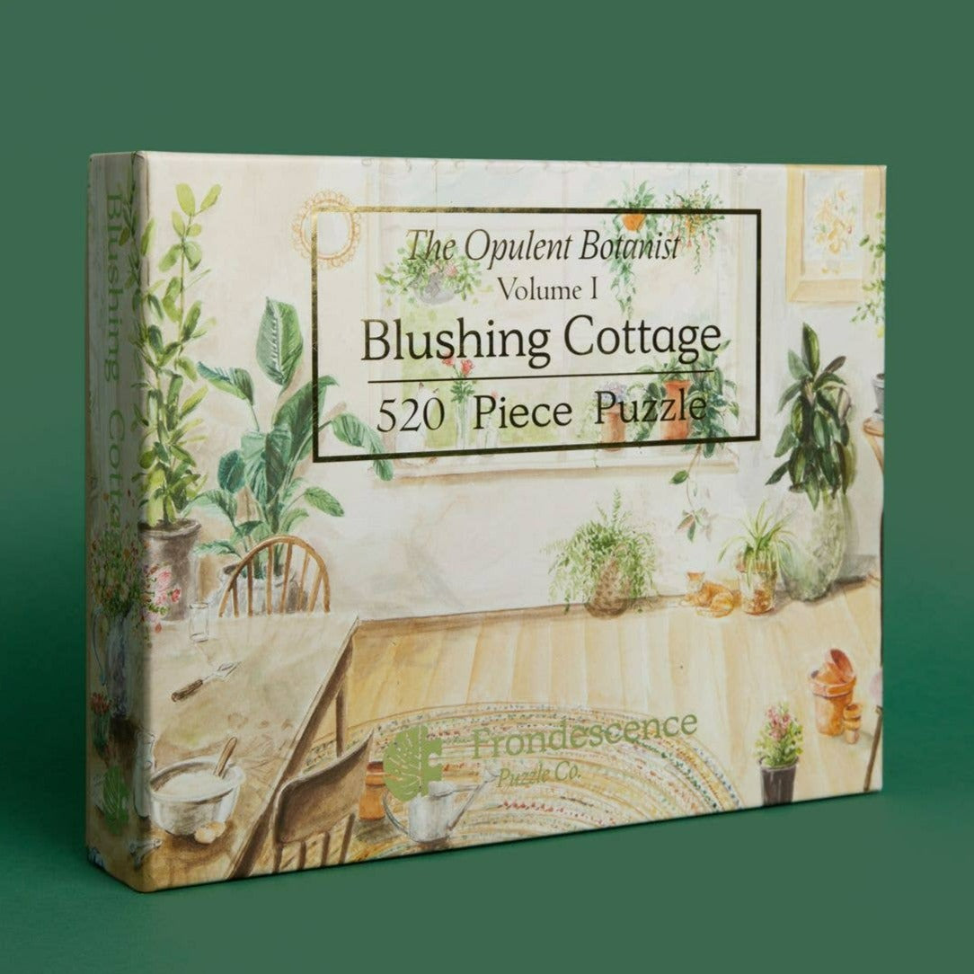 Frondescence Puzzle Co. - Opulent Botanist Vol. 1 Blushing Cottage | 520 Piece Puzzle