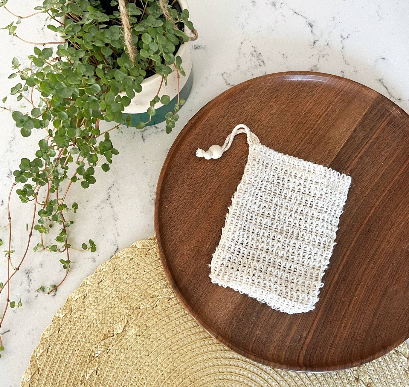 Natural Sisal Soap Saver Pouch | Eco Friendly