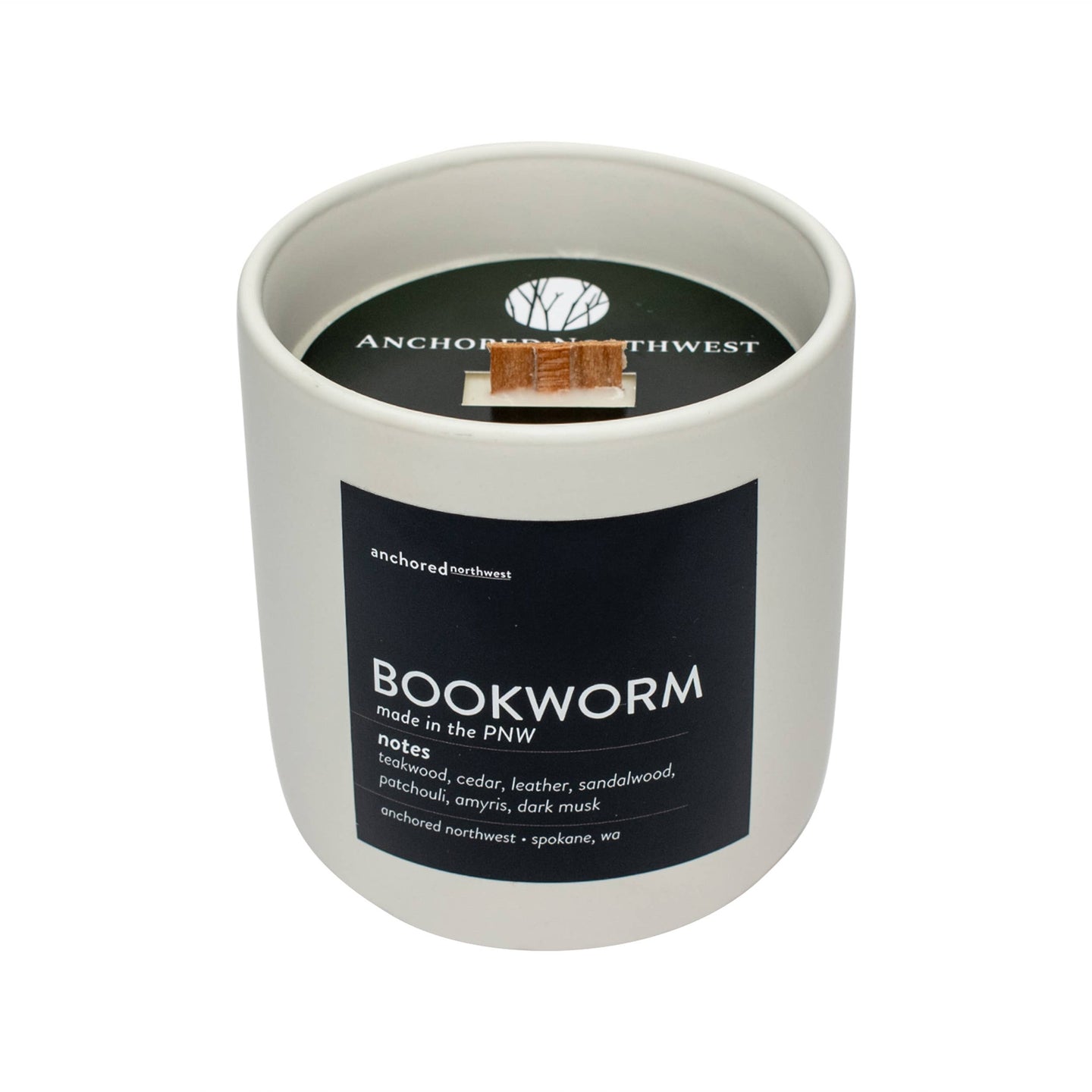 Bookworm Ceramic Tumbler Candle